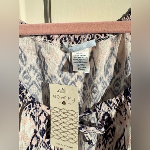 NEW Eberjey Revolve Rumba Reed Romper Pink Tie Since Small/Medium NWT - Picture 5 of 7